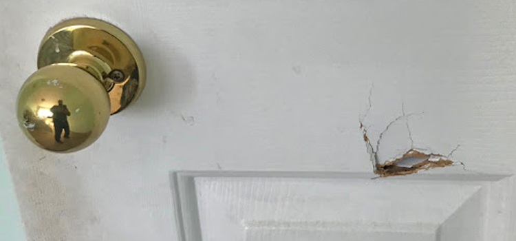 interior door hole repair El Rio